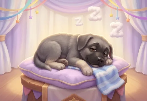Naptime Nap-Off puppy competition