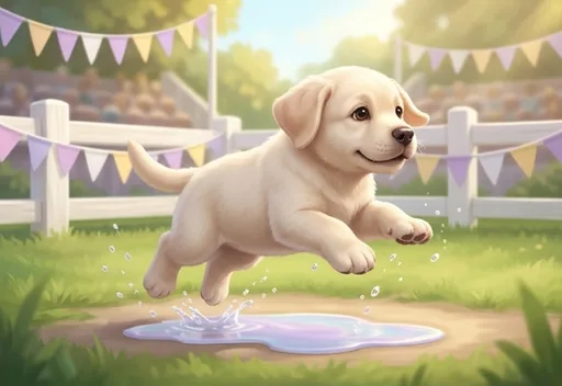 Puddle Splash Classic puppy event