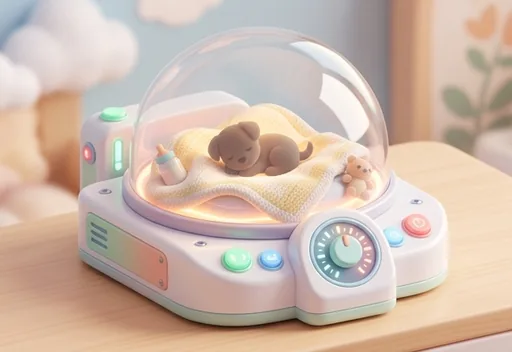 The Pup-O-Matic 3000 machine