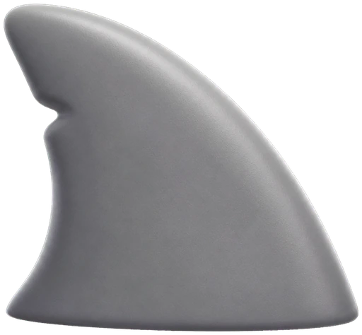 Shark fin prop