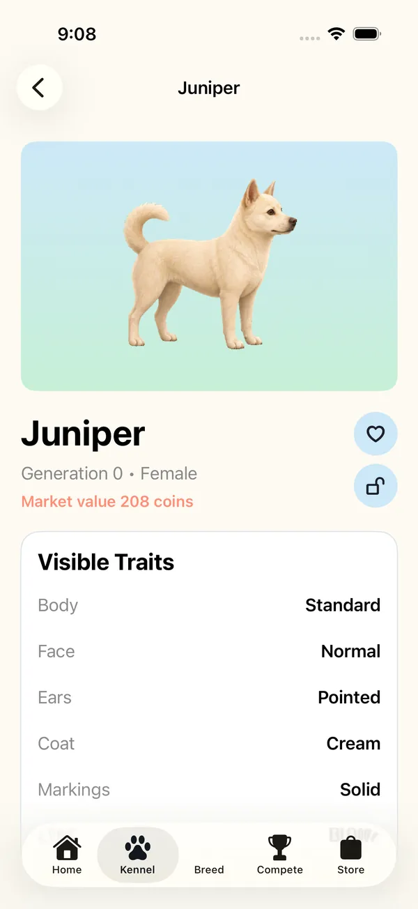 A dog's profile and traits